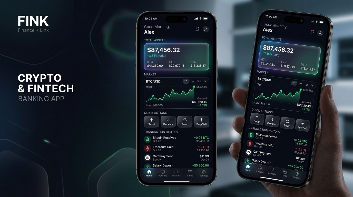 CryptoX Wallet Mobile App
