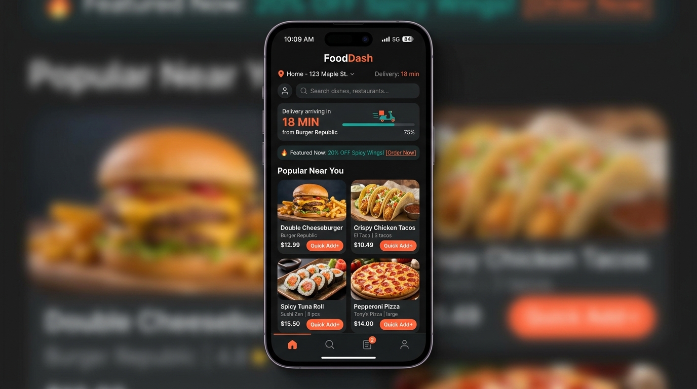 QuickBite Food Delivery Mobile App