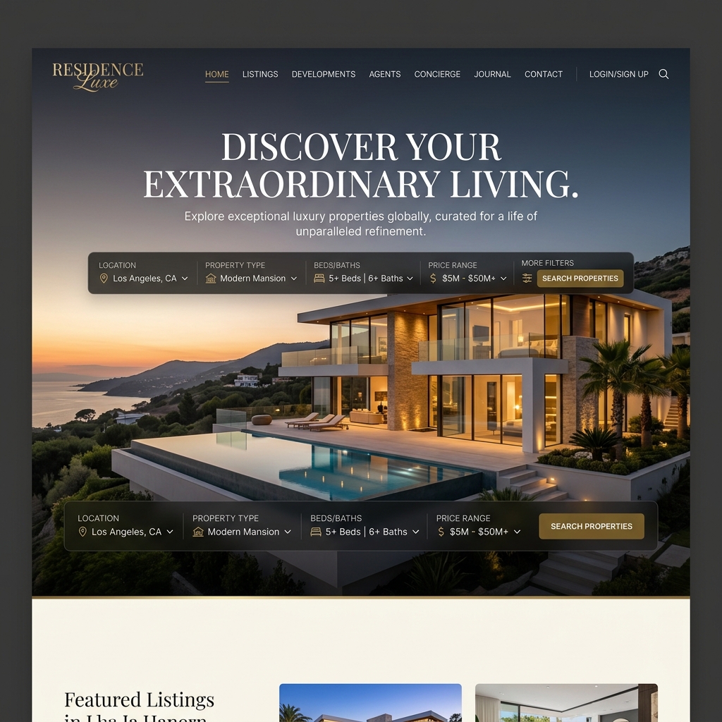 Real Estate Website