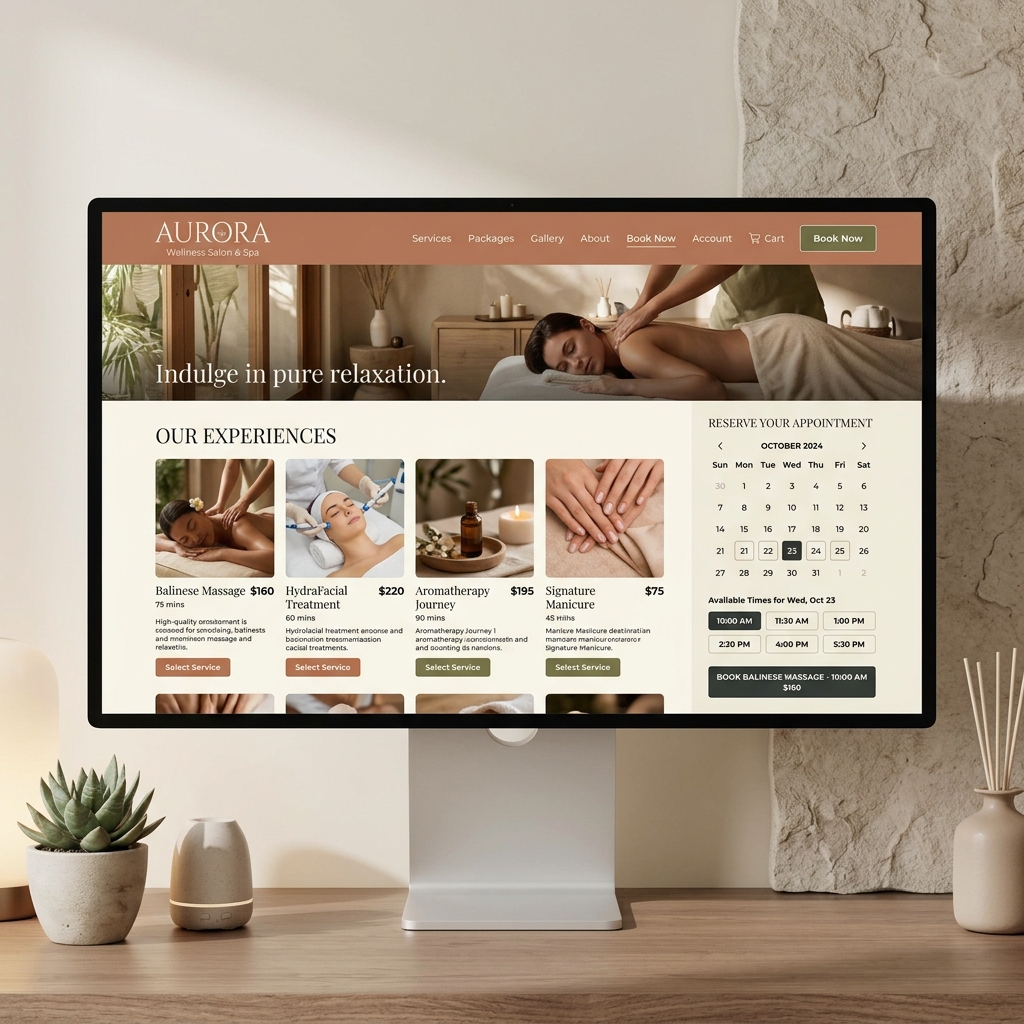 Salon & Spa Website